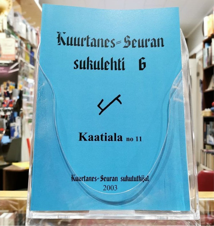 Kuurtanes-Seuran sukulehti nro 6. Kaatiala